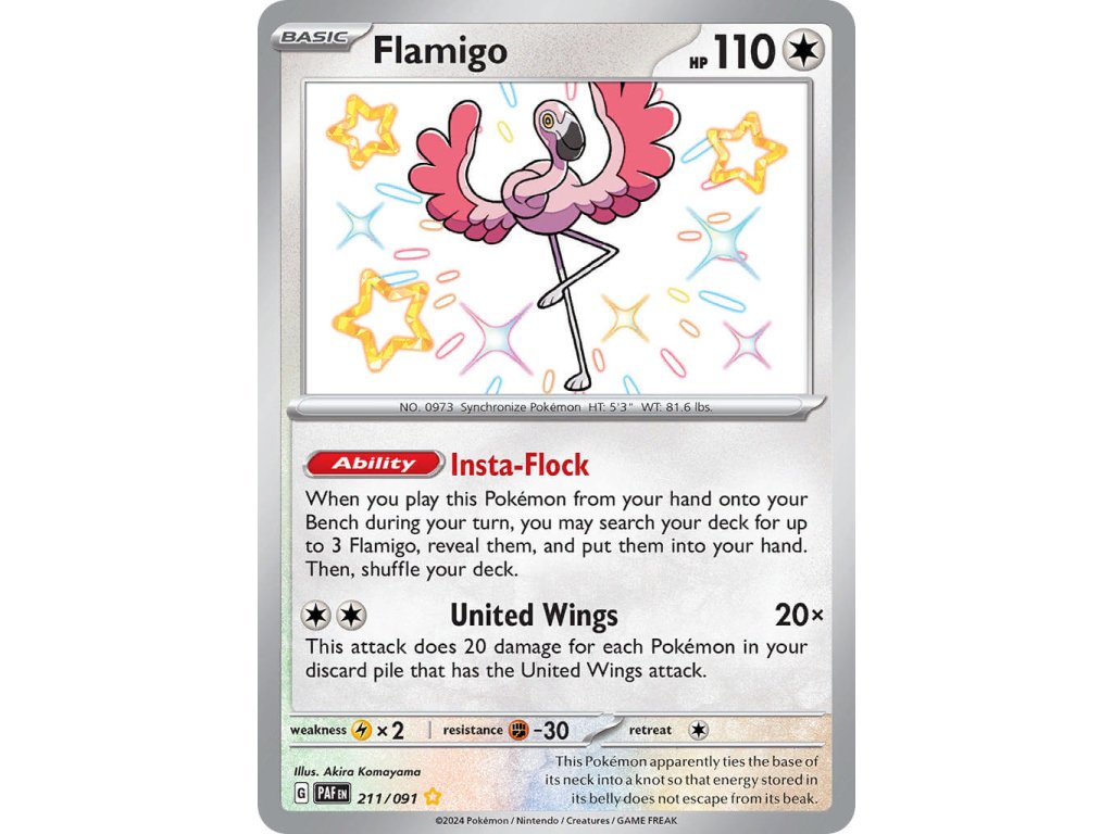Pokémon Flamigo (PAF 211)