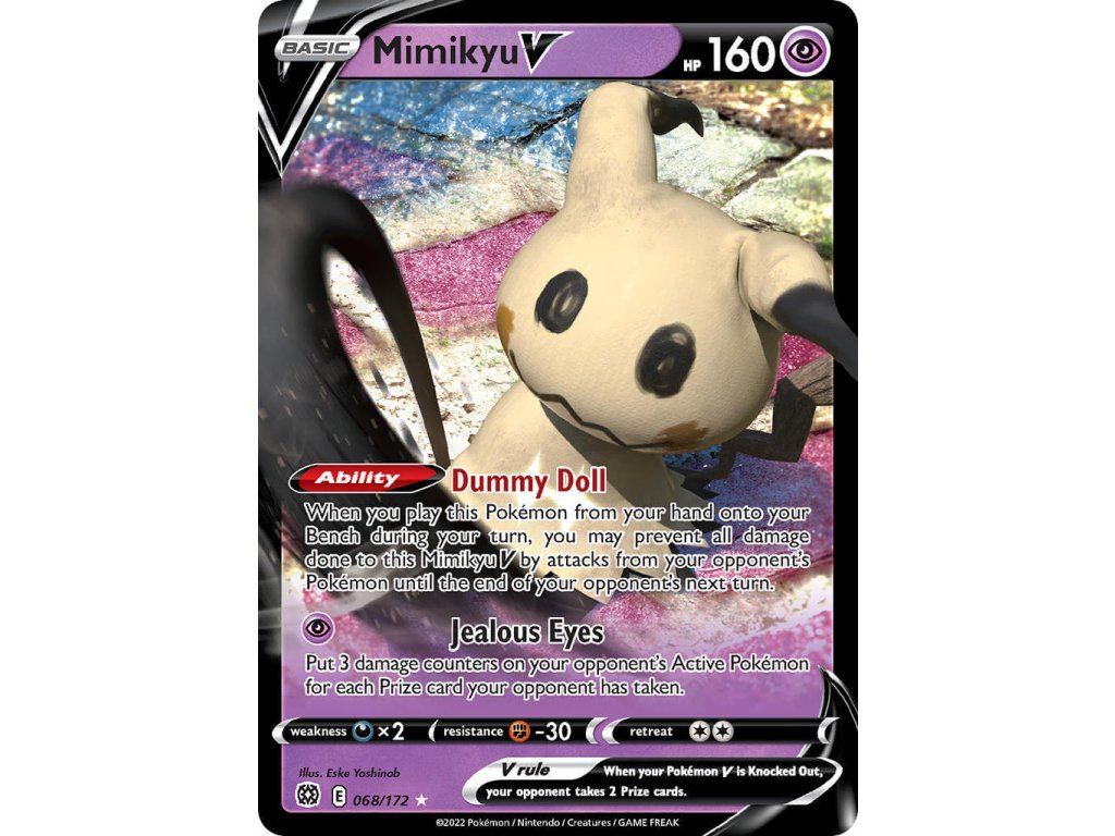 Pokémon Mimikyu V (BRS 068)