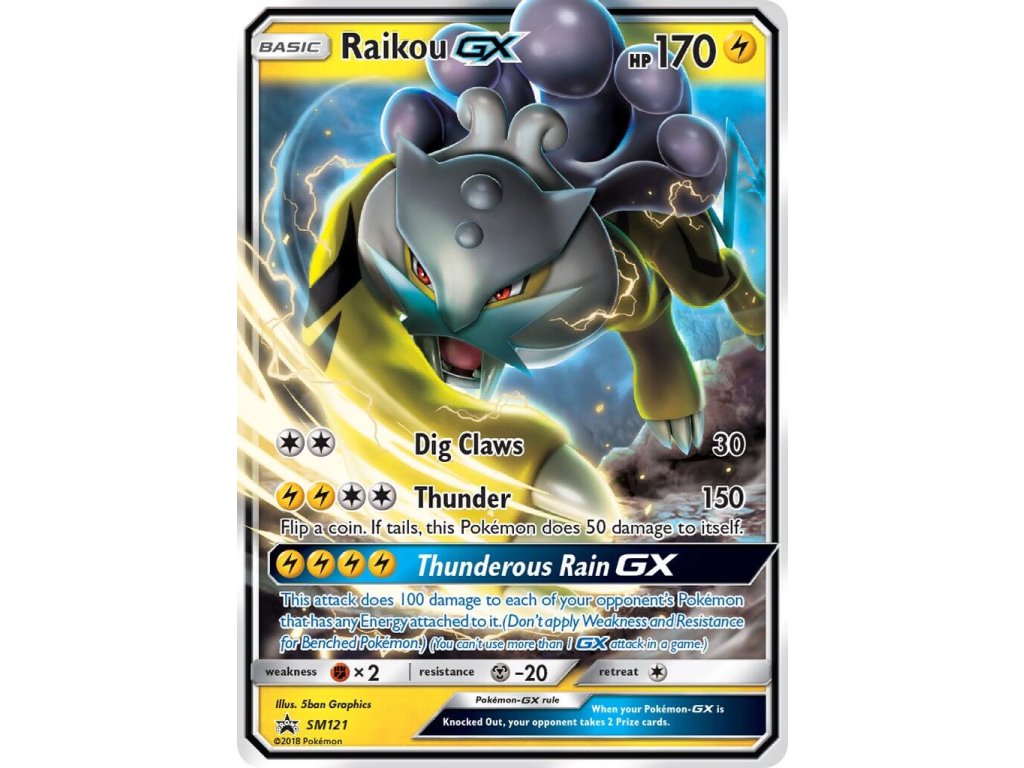 Pokémon Raikou GX (SM 121)