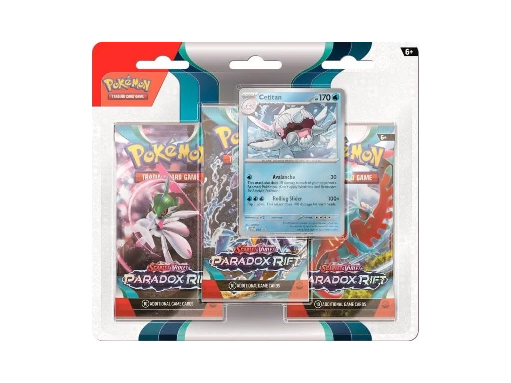 pokemon paradox rift 3 blister booster ceititan