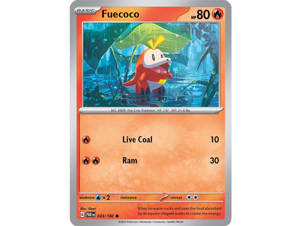 Pokémon Paradox Rift Fuecoco 023