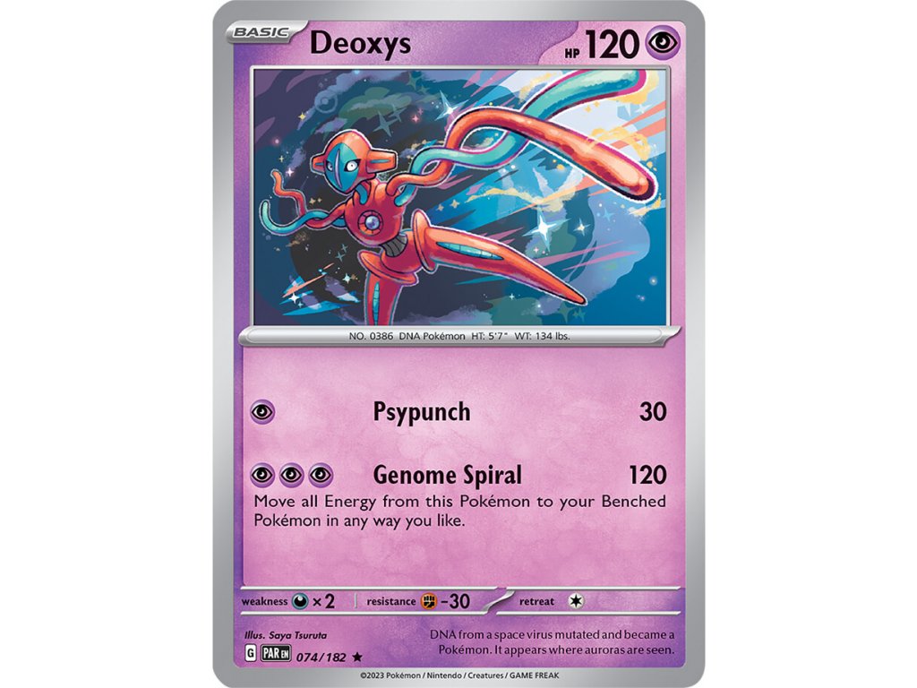 Pokémon Paradox Rift Deoxys 074