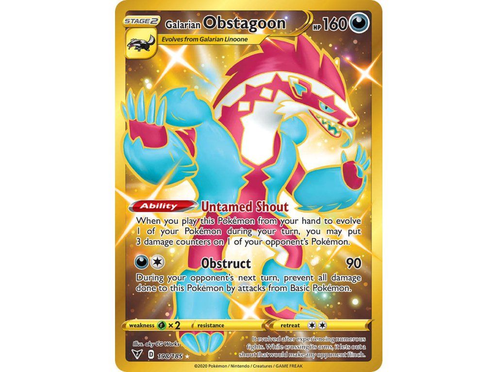 Pokémon Galarian Obstagoon (VIV 198)