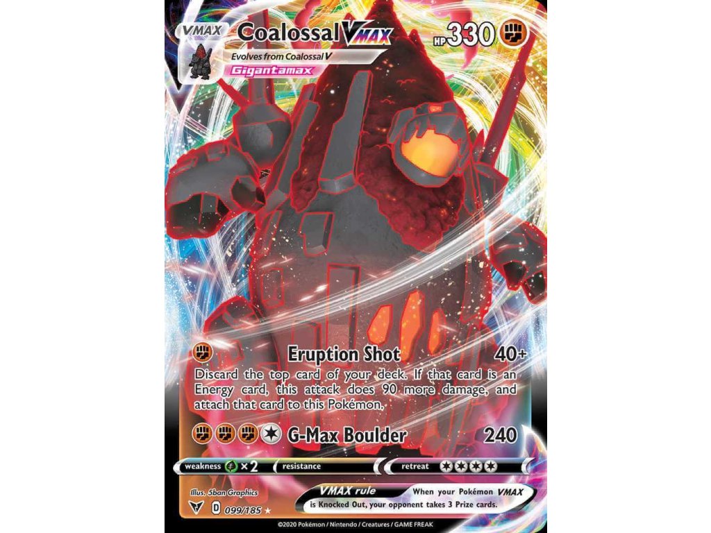 Pokemon VividVoltage CoalossalVMAX 99