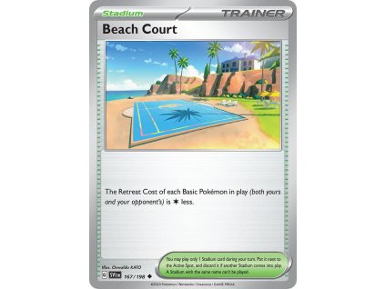 Pokémon Beach Court (SVI 167)