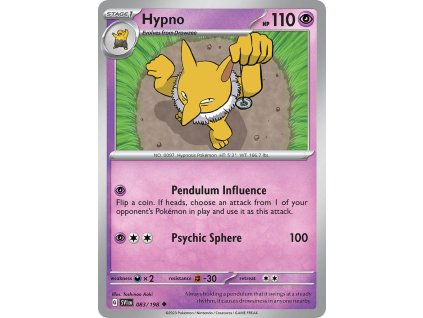 Pokémon Hypno (SVI 083)