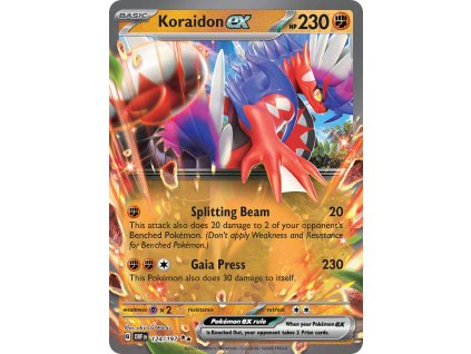 Pokémon Koraidon ex (OBF 124)