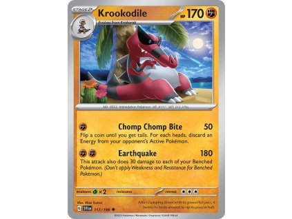 Pokémon Krookodile (SVI 117)