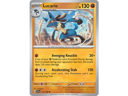 Pokémon Lucario (SVI 114)