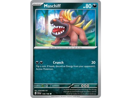 Pokémon Maschiff (SVI 136)