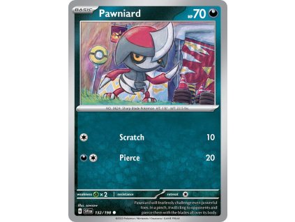 Pokémon Pawniard (SVI 132)