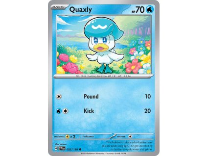 Pokémon Quaxly (SVI 052)