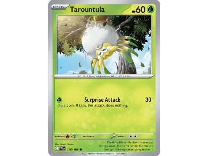 Pokémon Tarountula (SVI 018)