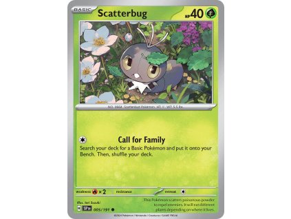 Pokémon Scatterbug (SSP 005)