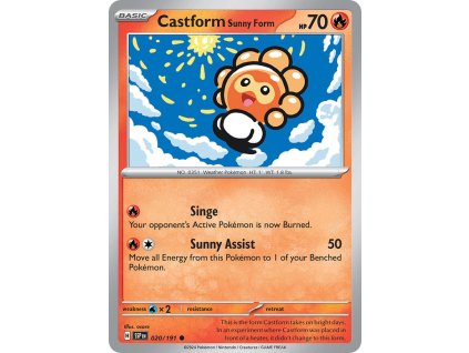 Pokémon Castform Sunny Form (SSP 020)