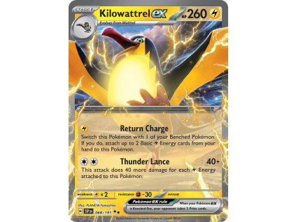Pokémon Kilowattrel ex (SSP 068)