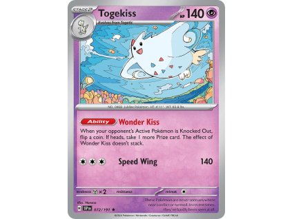 Pokémon Togekiss (SSP 072)