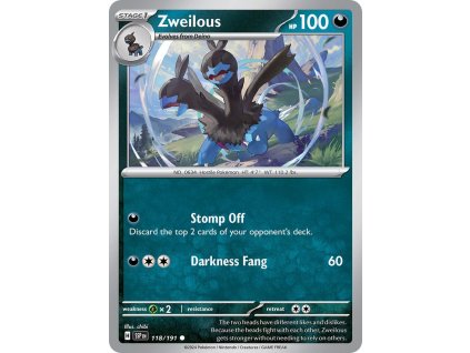 Pokémon Zweilous (SSP 118)