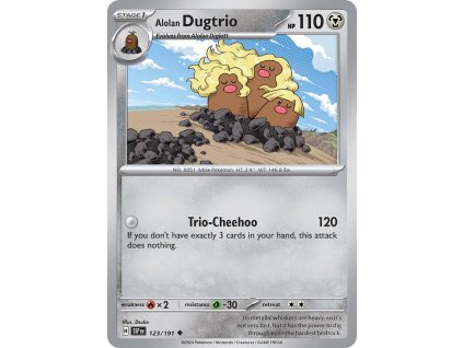 Pokémon Alolan Dugtrio (SSP 123)