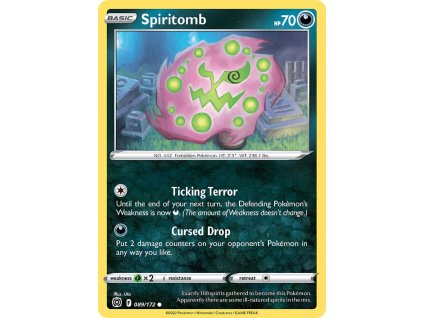 Pokémon Spiritomb (BRS 089)