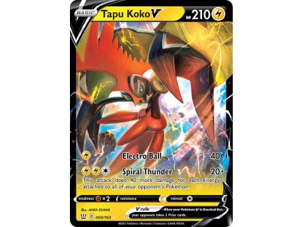 Pokémon Tapu Koko V (BST 50)