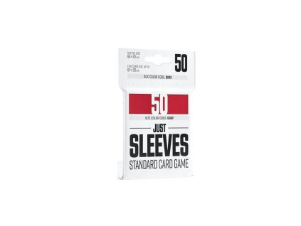 Just Sleeves - Standard Card Game Red (50 obalů)