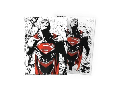 Dragon Shield Standard Matte Dual Art Sleeves - Superman Core (R/W) (100 obalů)