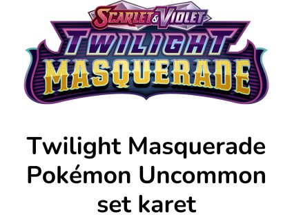Pokémon Twilight Masquerade - Pokémon Uncommon set karet