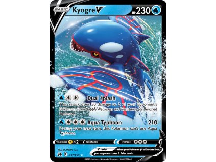 Pokémon Kyogre V (CRZ 037)