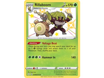 Pokémon Rillaboom (SHF SV6)