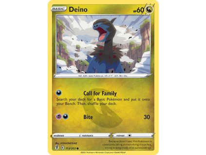 Pokémon Deino (EVS 113)