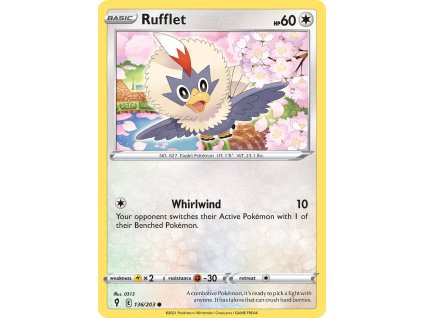 Pokémon Rufflet (EVS 136)