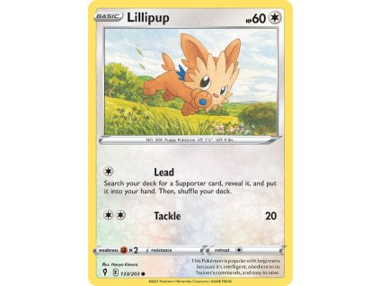 Pokémon Lillipup (EVS 133)