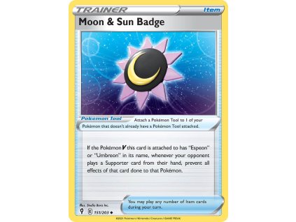 Pokémon Moon & Sun Badge (EVS 151)