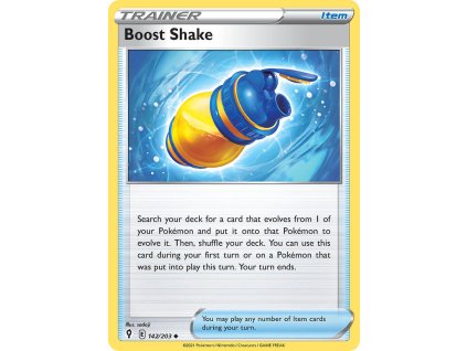Pokémon Boost Shake (EVS 142)