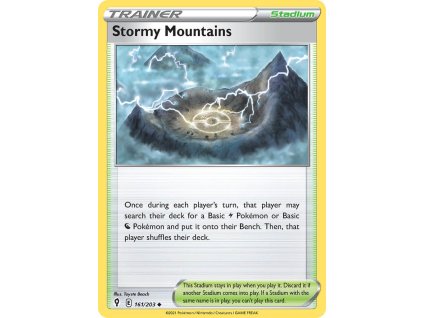 Pokémon Stormy Mountains (EVS 161)