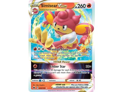 Pokémon Simisear VSTAR (CRZ 023)
