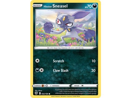 Pokémon Hisuian Sneasel (ASR 092)