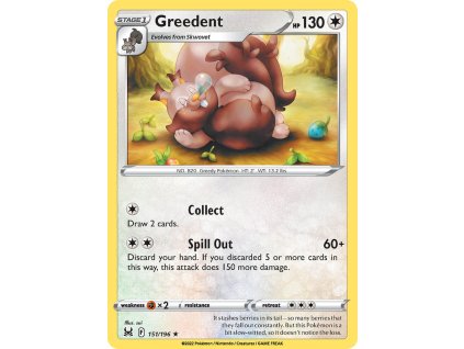 Pokémon Greedent (LOR 151)