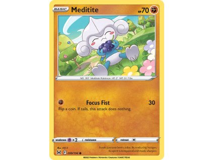 Pokémon Meditite (LOR 099)
