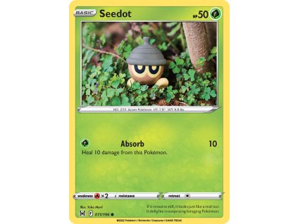 Pokémon Seedot (LOR 011)