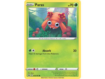 Pokémon Paras (LOR 004)
