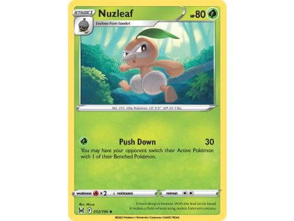 Pokémon Nuzleaf (LOR 012)