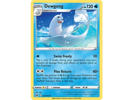 Pokémon Dewgong (LOR 034)