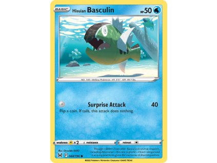 Pokémon Hisuian Basculin (LOR 044)