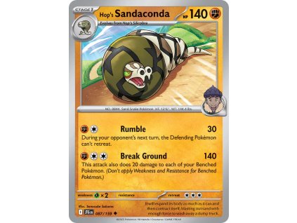 Pokémon Hop's Sandaconda (JTG 087)