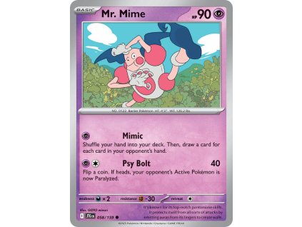 Pokémon Mr. Mime (JTG 058)