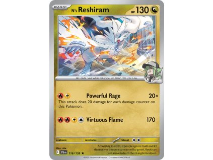 Pokémon N's Reshiram (JTG 116)