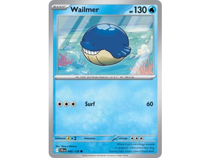 Pokémon Wailmer (JTG 040)
