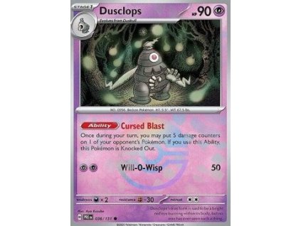 Pokémon Dusclops (xPRE 036)